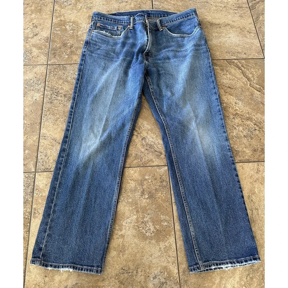 Levis 559 Relaxed Fit Straight Leg Jeans Mens Tag Size 36x30 Denim Fit 38X30